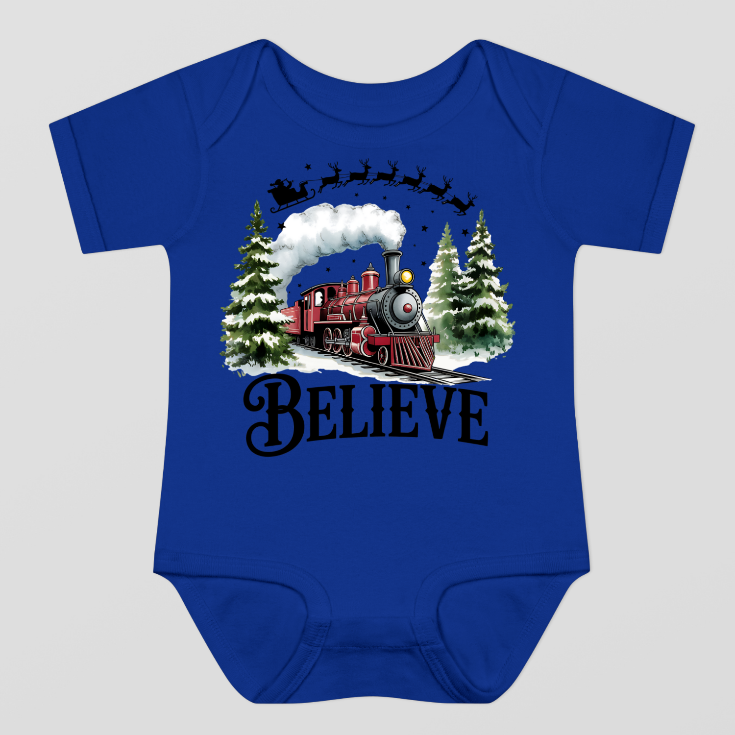 Believe Christmas Baby Bodysuit