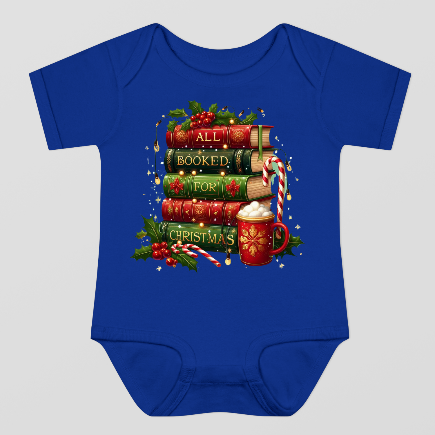Christmas Books Baby Bodysuit