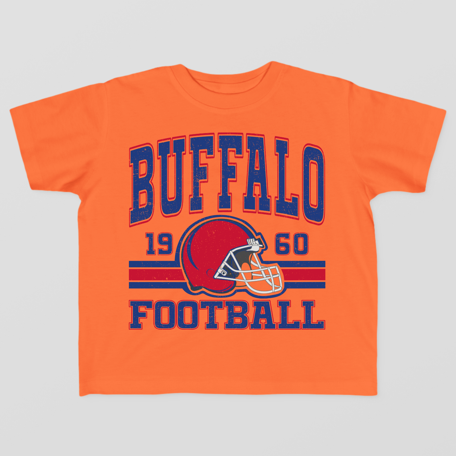 Vintage Style Buffalo Football Toddler T-Shirt