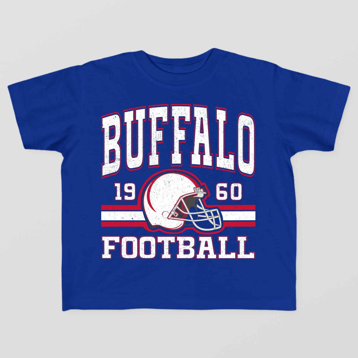 Vintage Style Buffalo Football Toddler T-Shirt