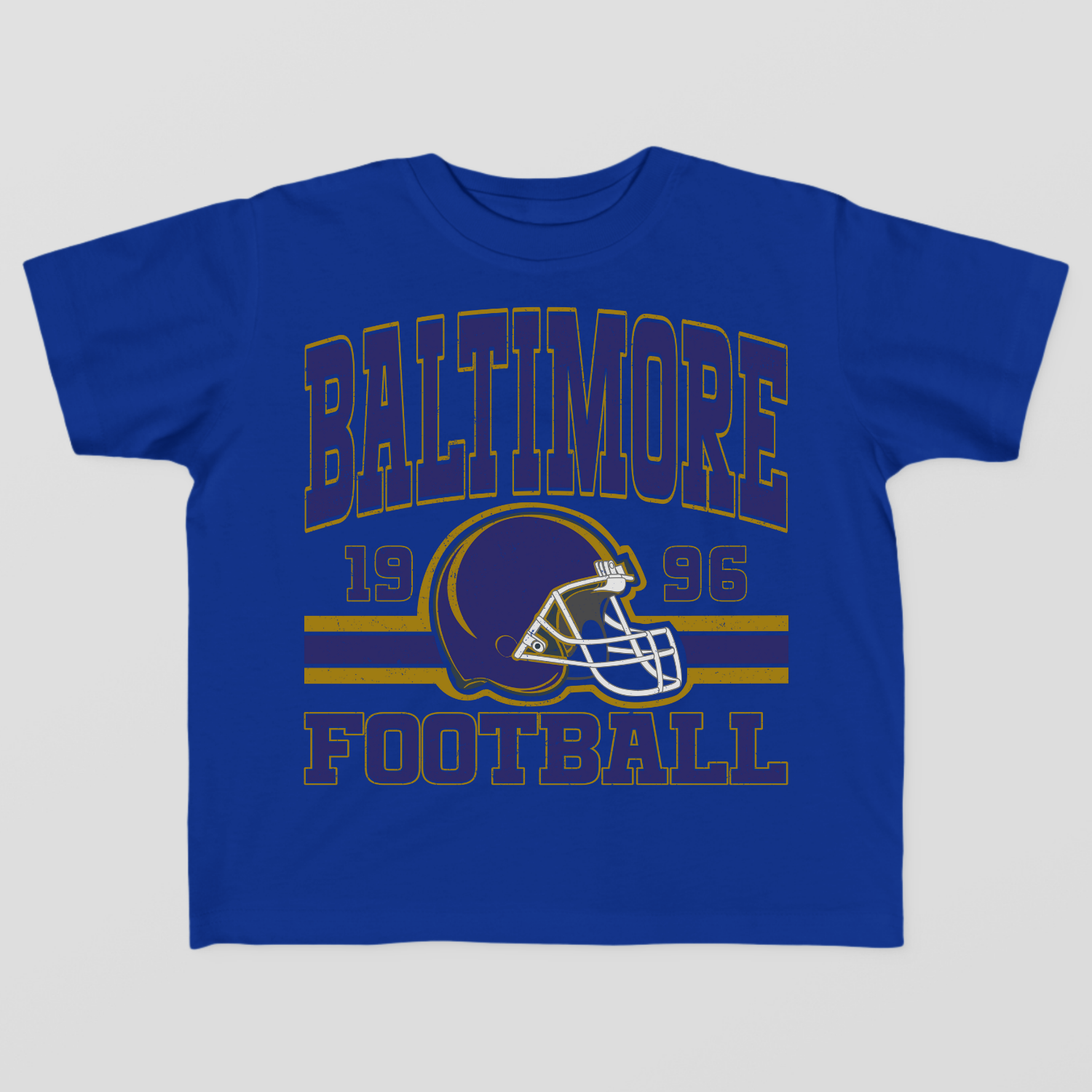 Vintage Style Baltimore Football Toddler T-Shirt