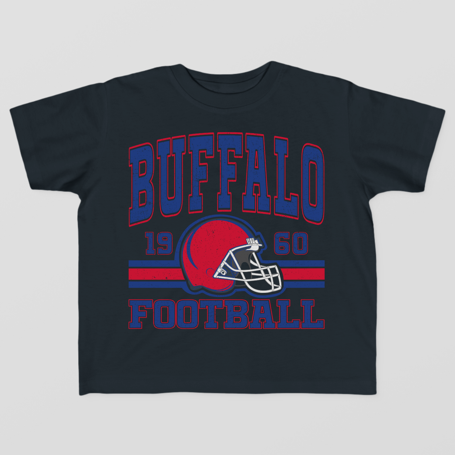 Vintage Style Buffalo Football Toddler T-Shirt