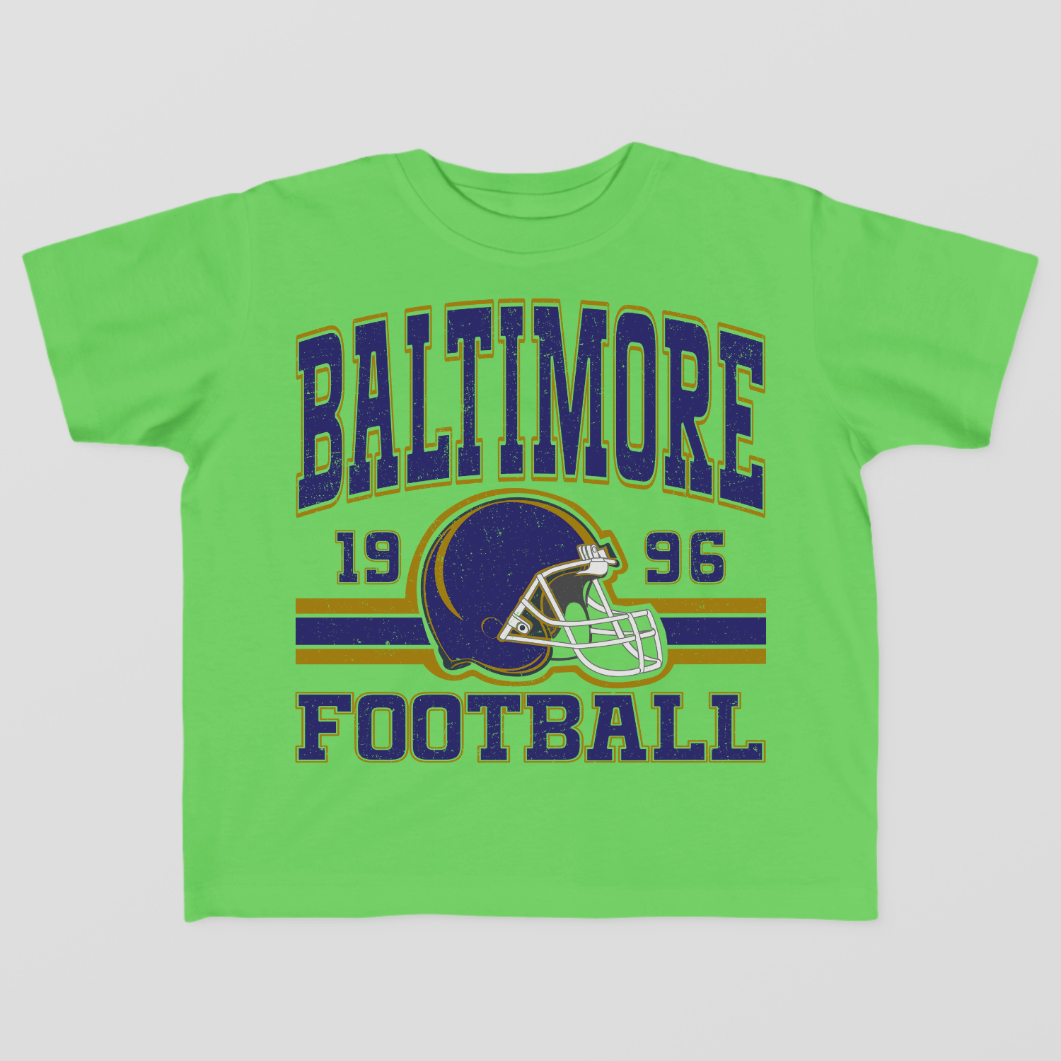 Vintage Style Baltimore Football Toddler T-Shirt