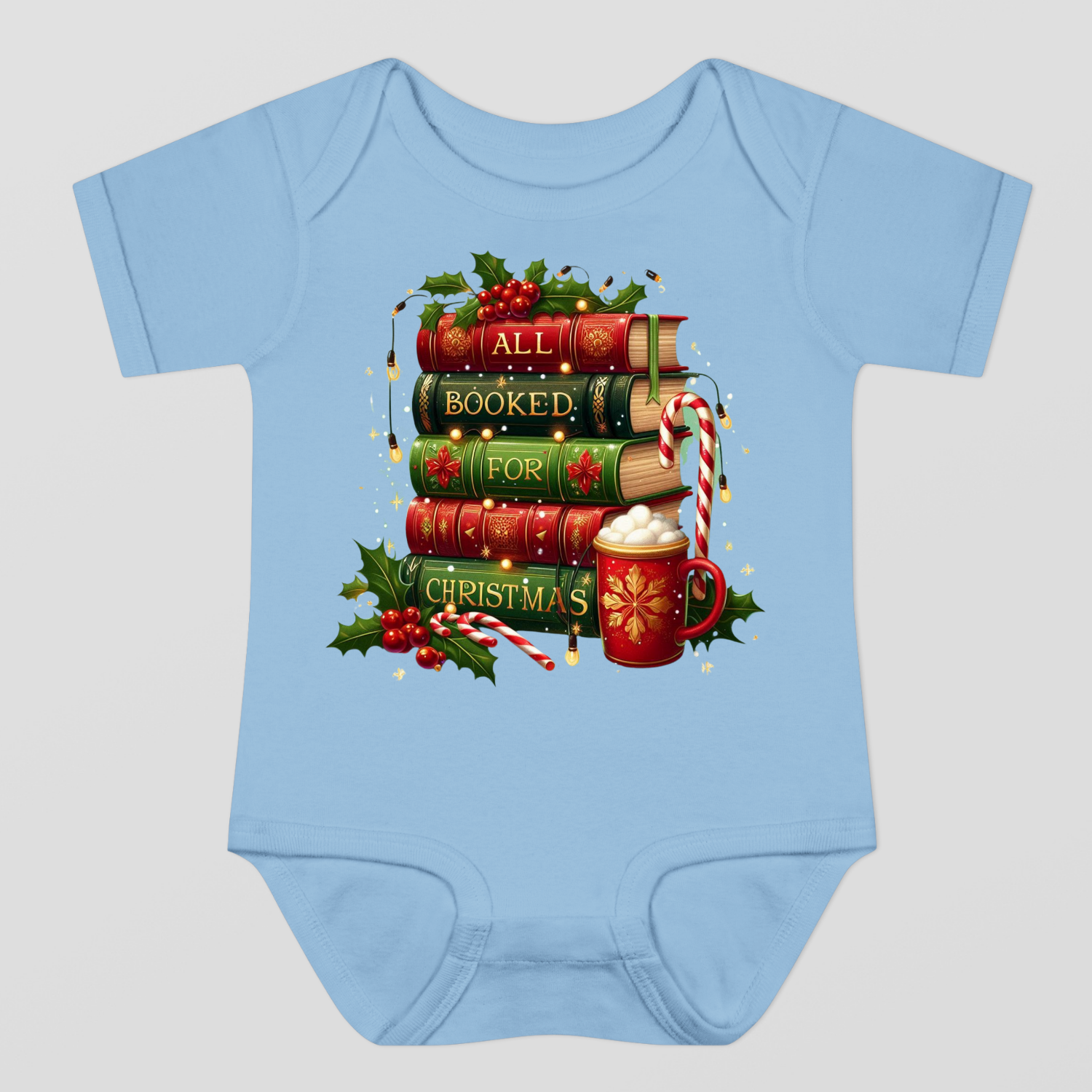 Christmas Books Baby Bodysuit