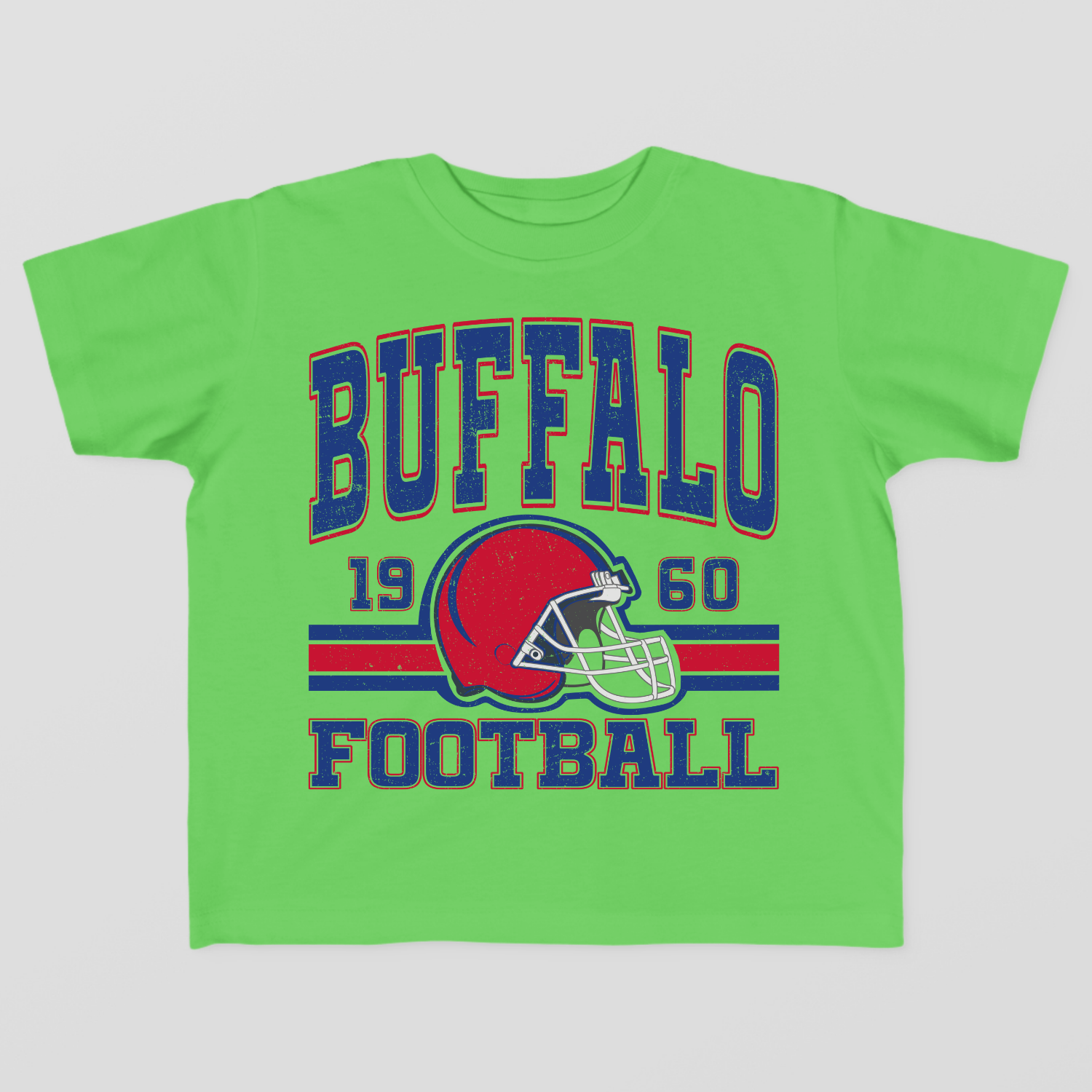 Vintage Style Buffalo Football Toddler T-Shirt