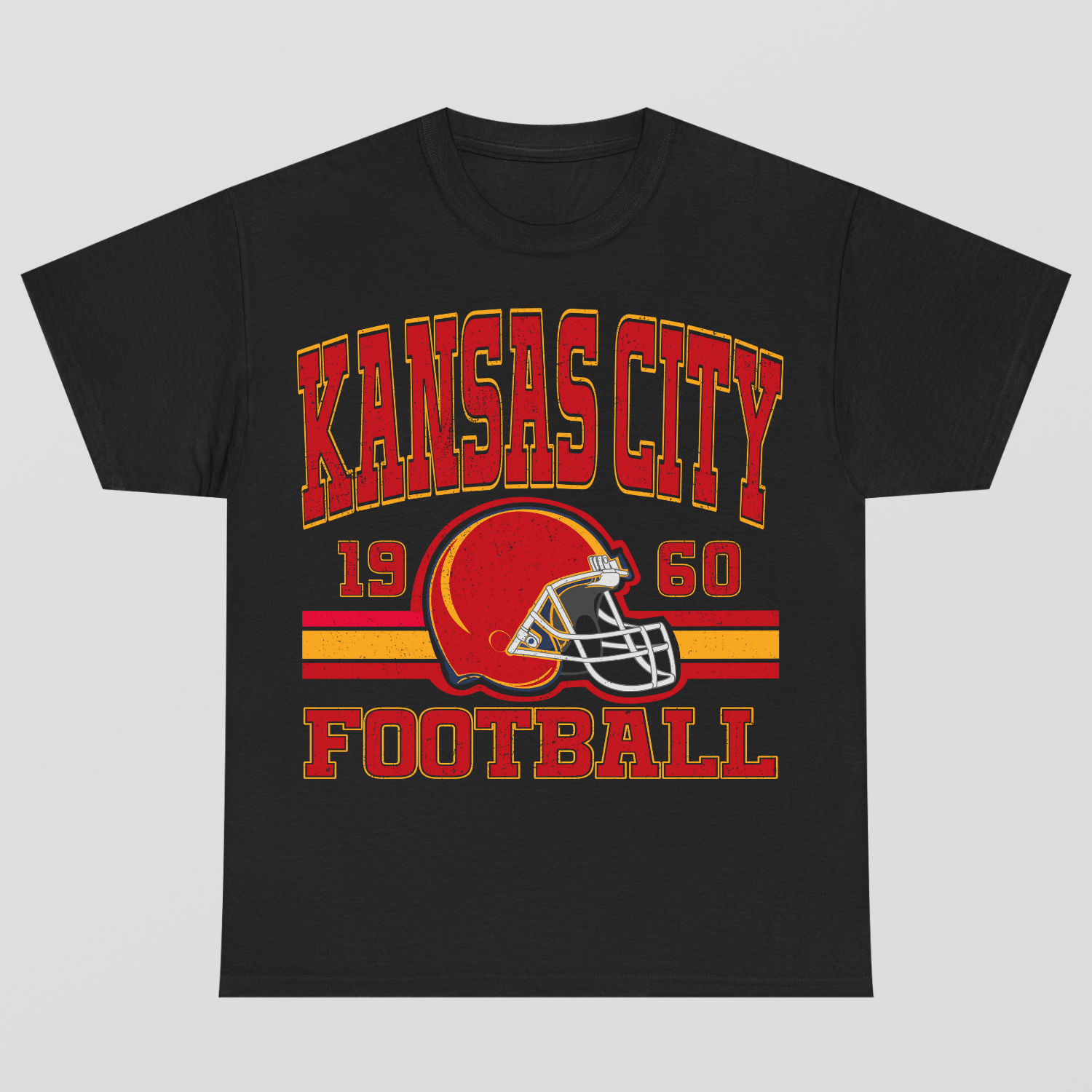 Vintage Style Kansas City Football T-Shirt