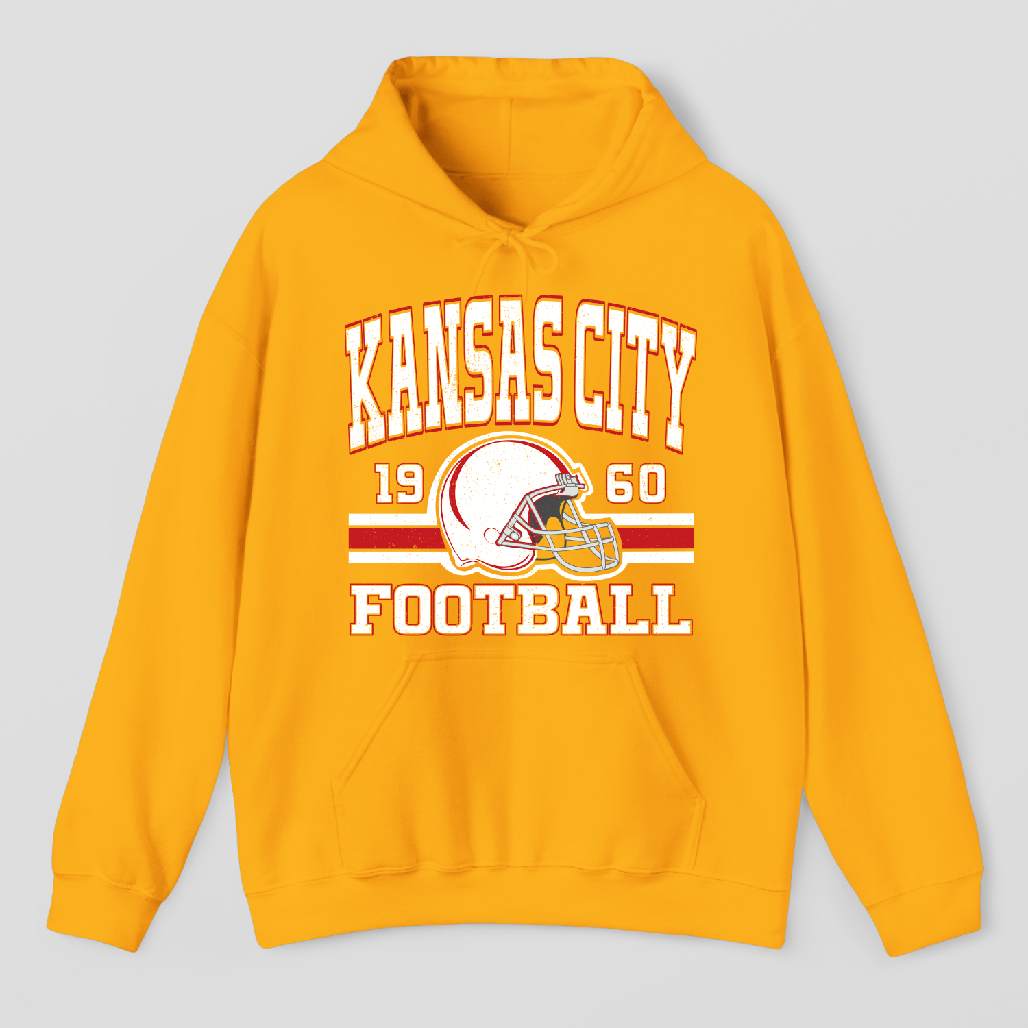Vintage Style Kansas City Football Hoodie
