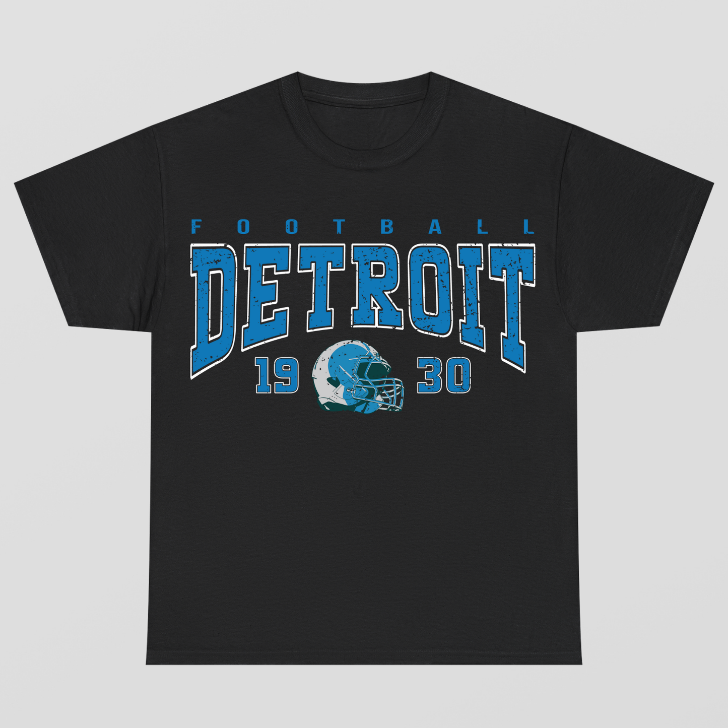 Vintage Style Detroit Football T-Shirt