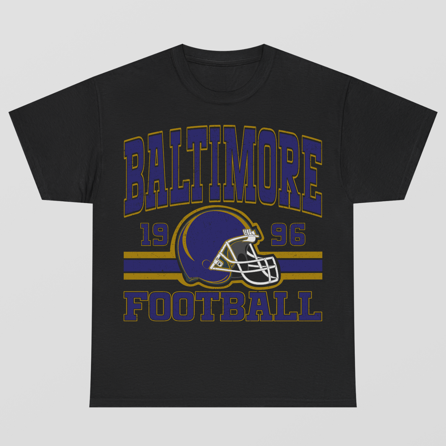 Vintage Style Baltimore Football T-Shirt
