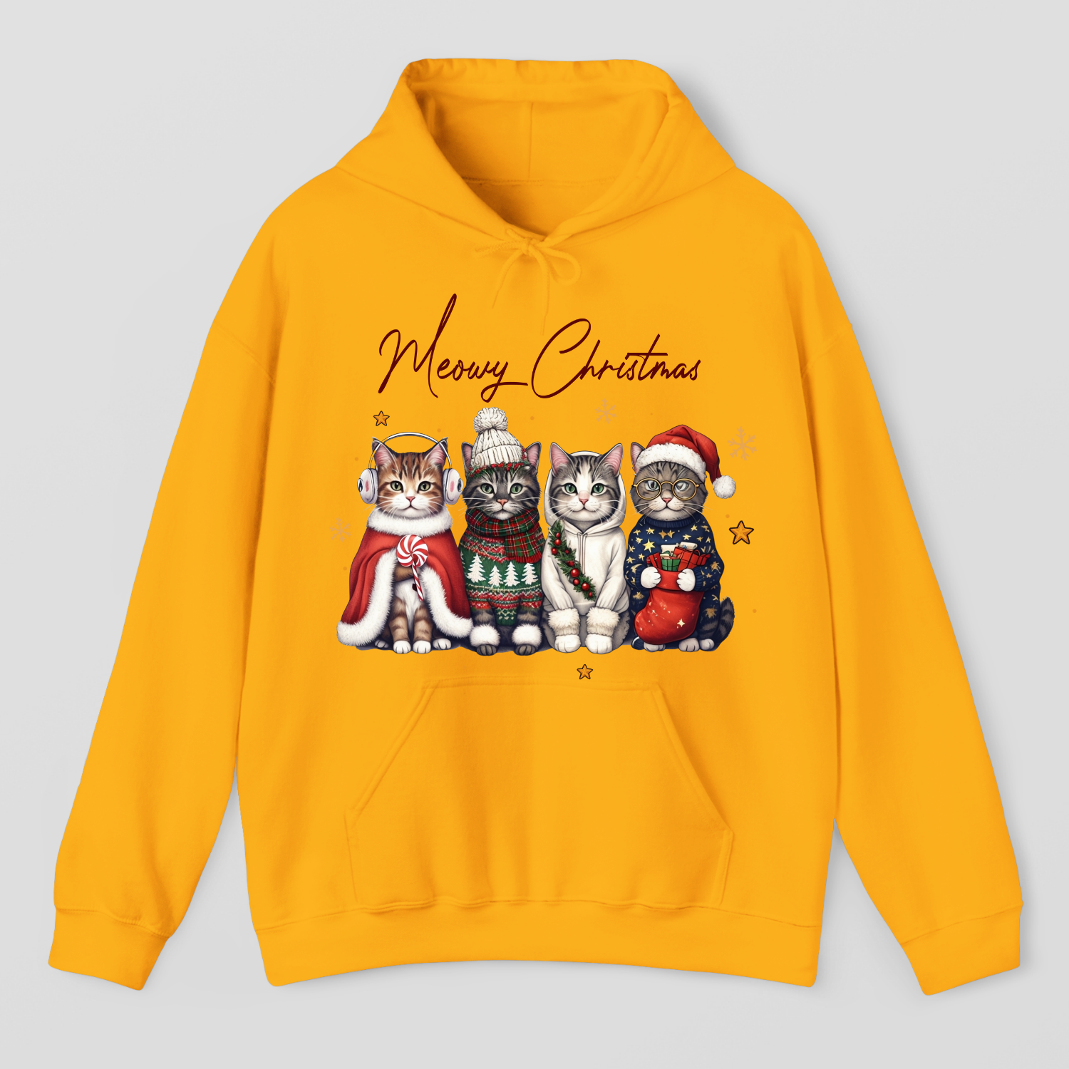 Meowy Christmas Hoodie