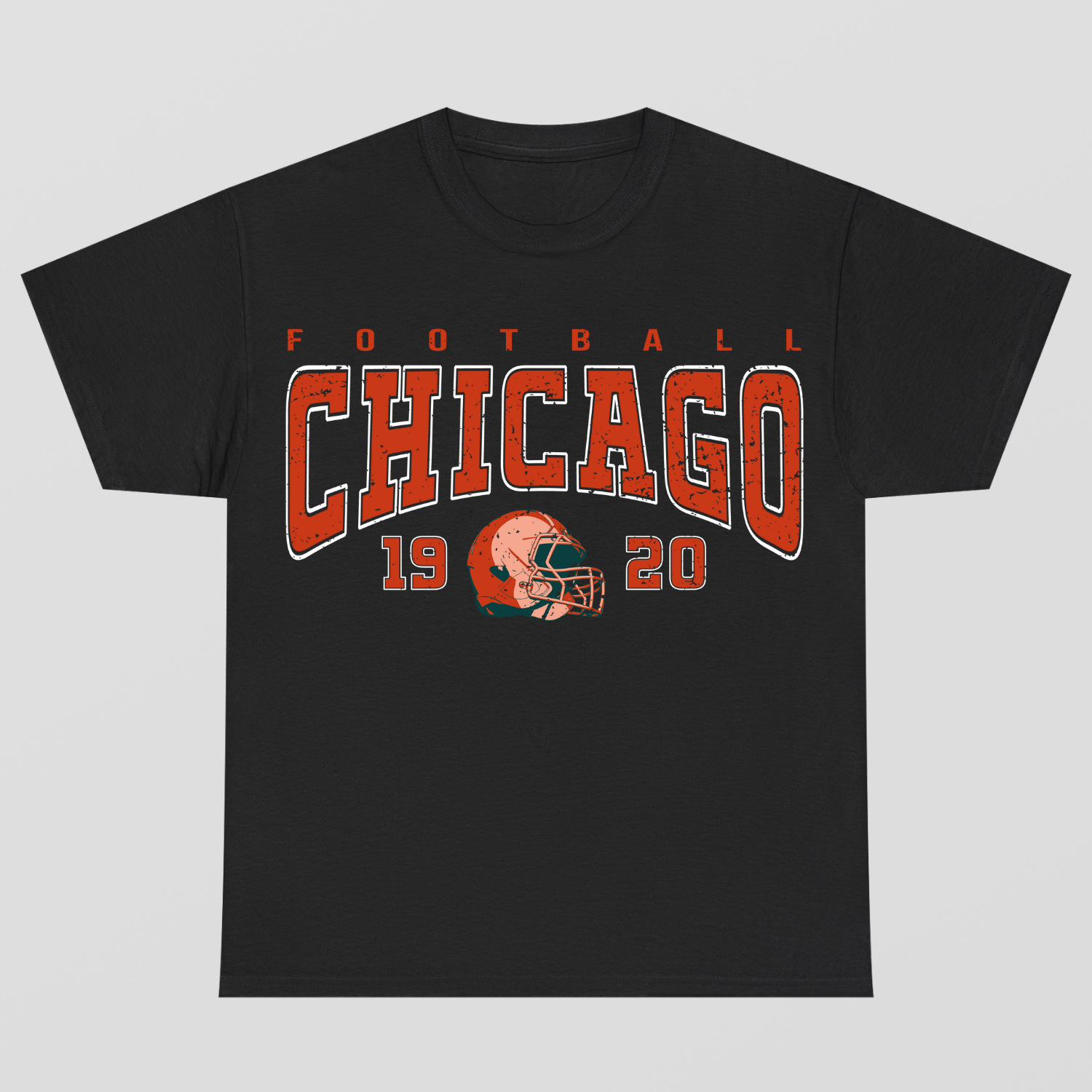 Vintage Style Chicago Football T-Shirt