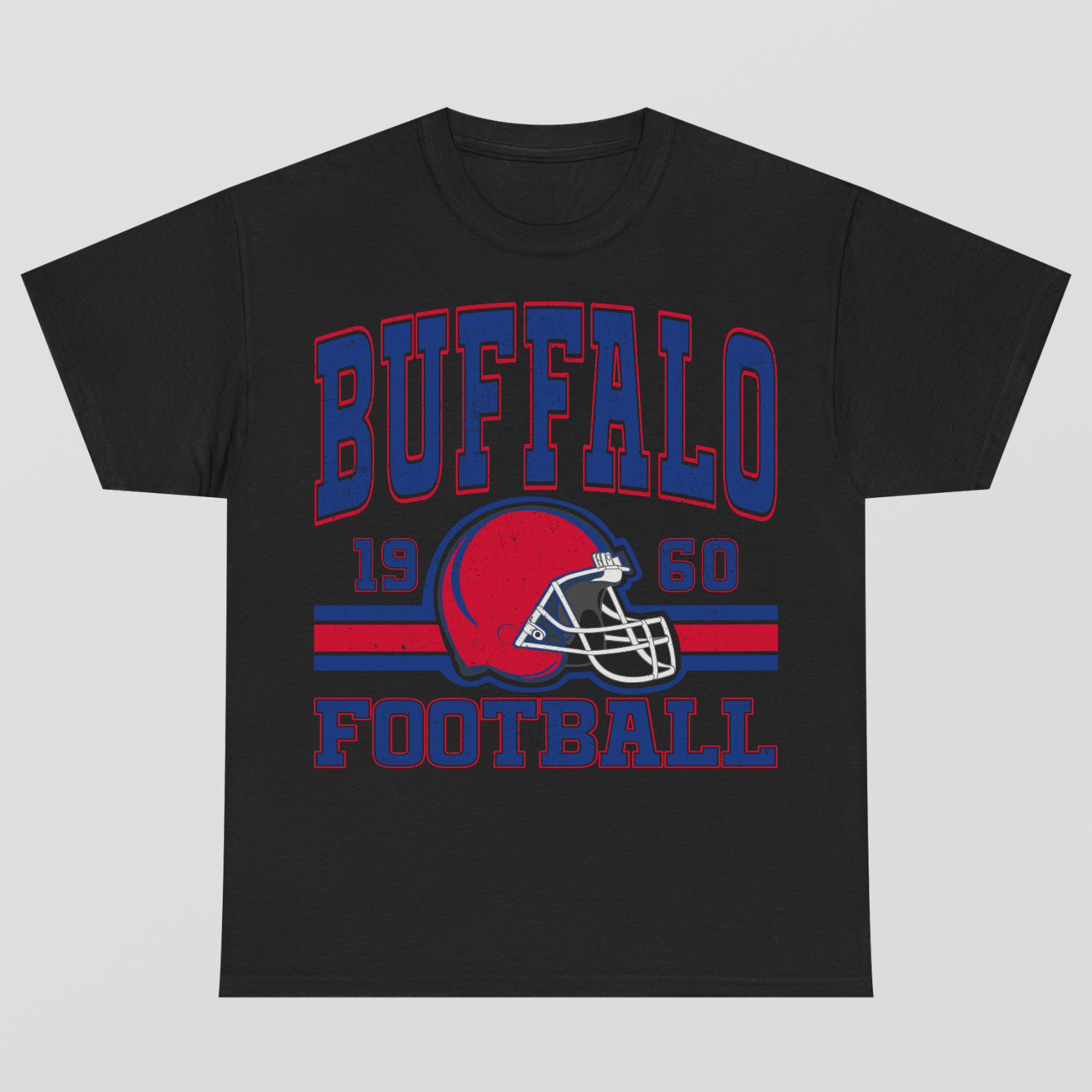 Vintage Style Buffalo Football T-Shirt