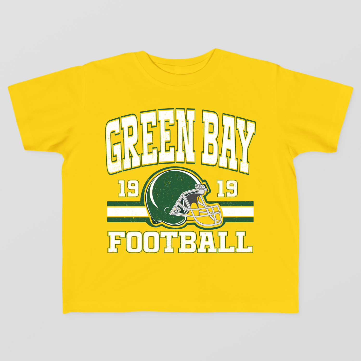 Vintage Style Green Bay Football Toddler T-Shirt