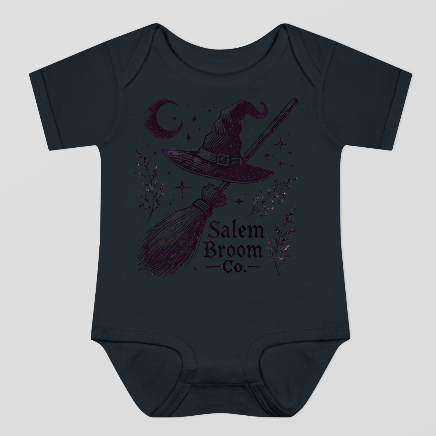 Salem Broom Co. Halloween Baby Bodysuit
