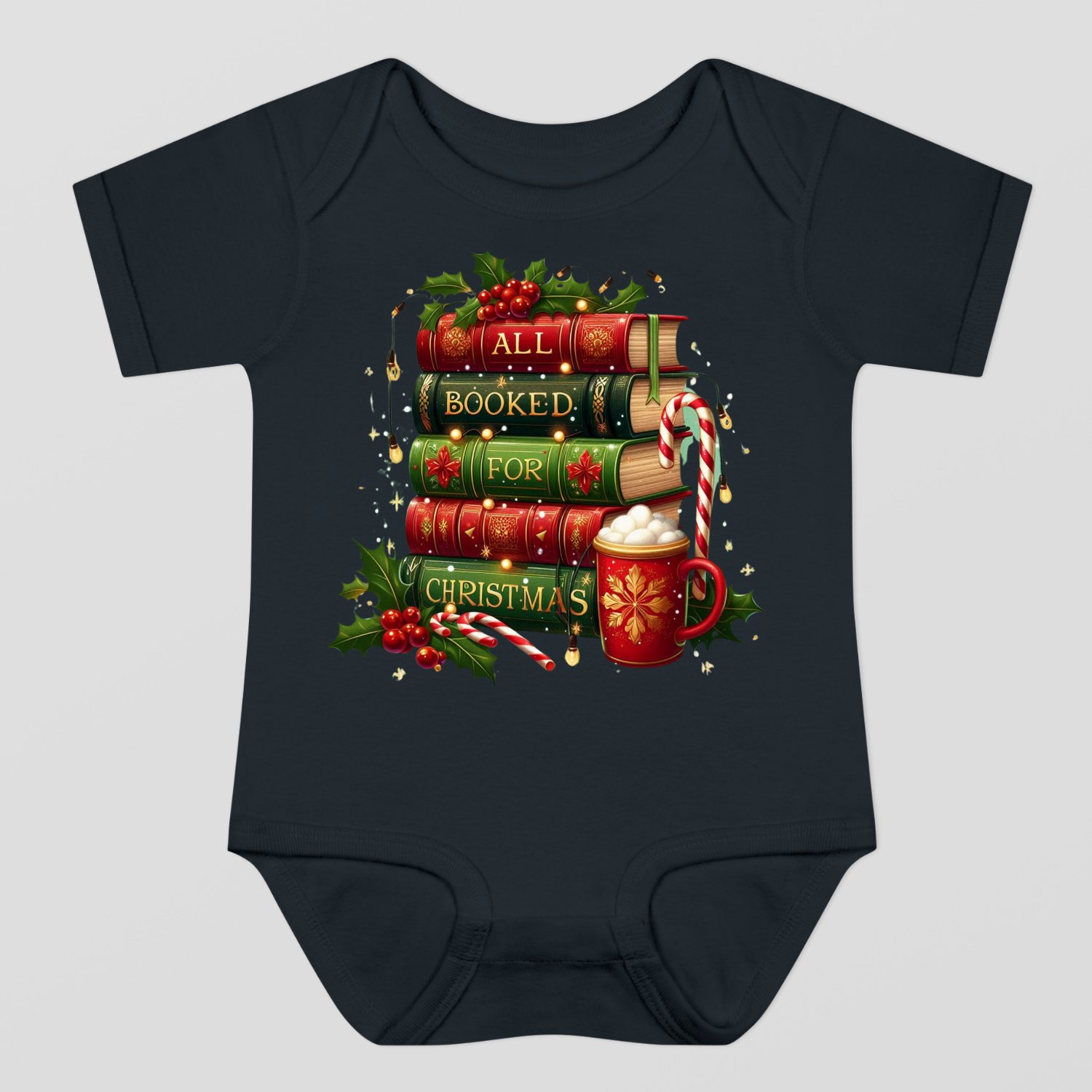 Christmas Books Baby Bodysuit
