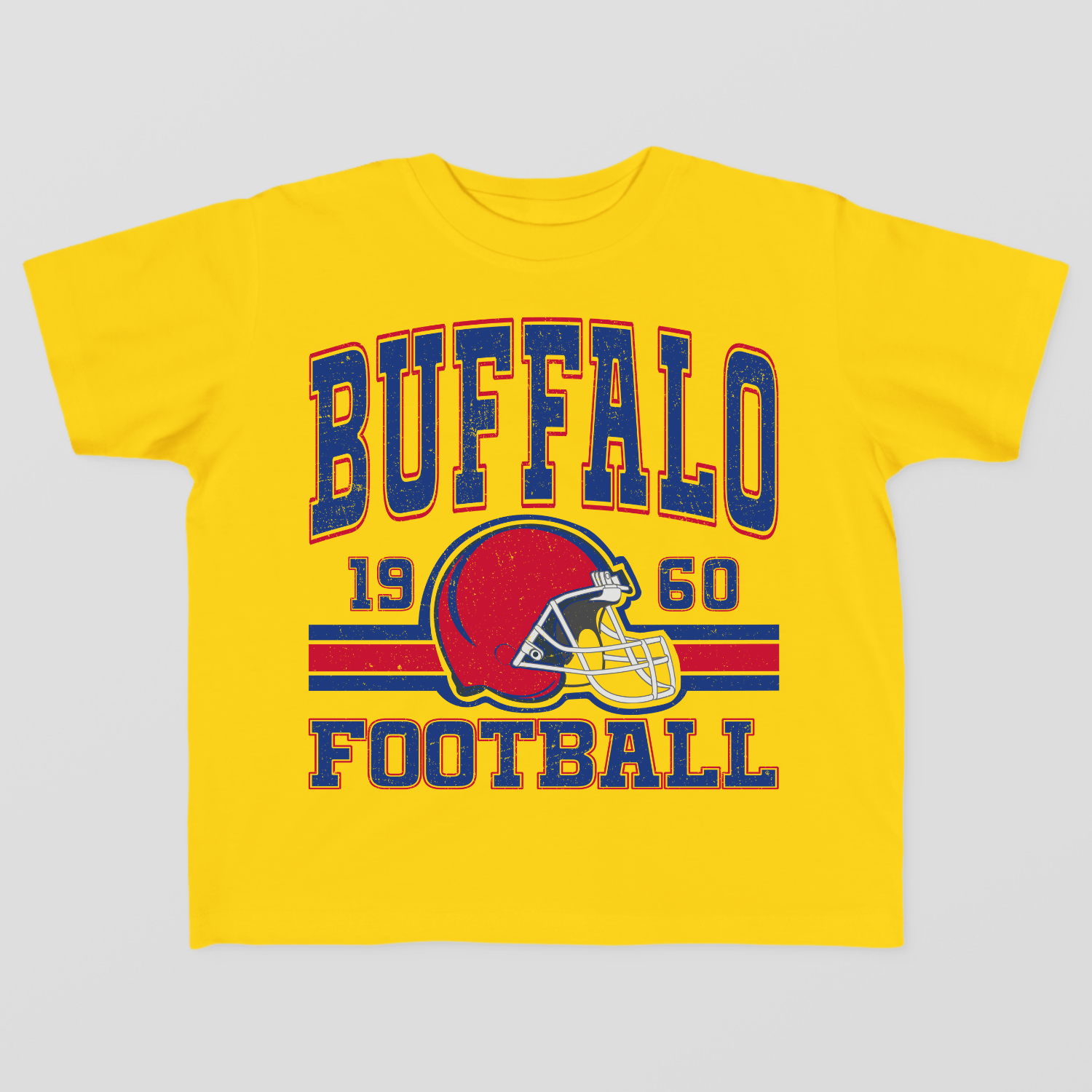Vintage Style Buffalo Football Toddler T-Shirt
