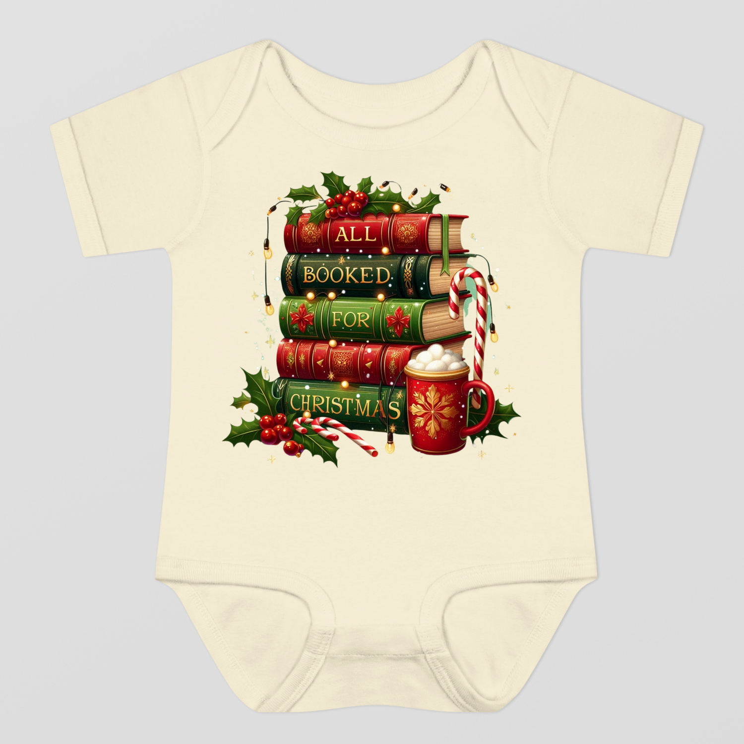 Christmas Books Baby Bodysuit
