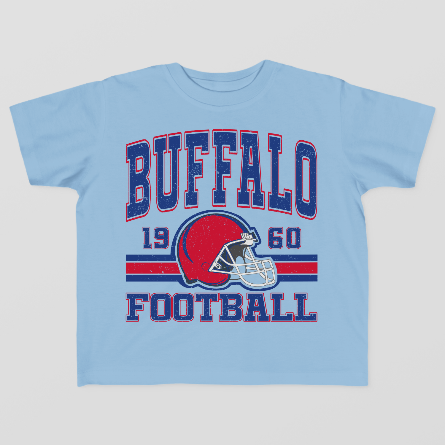 Vintage Style Buffalo Football Toddler T-Shirt