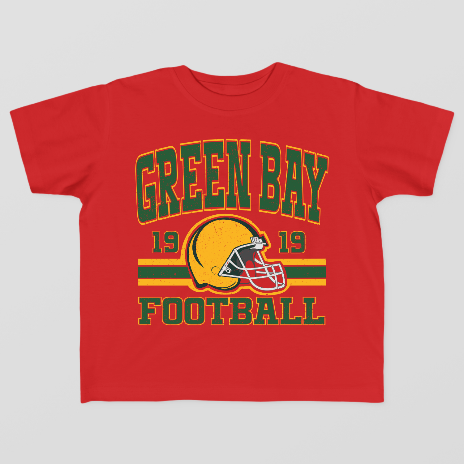 Vintage Style Green Bay Football Toddler T-Shirt