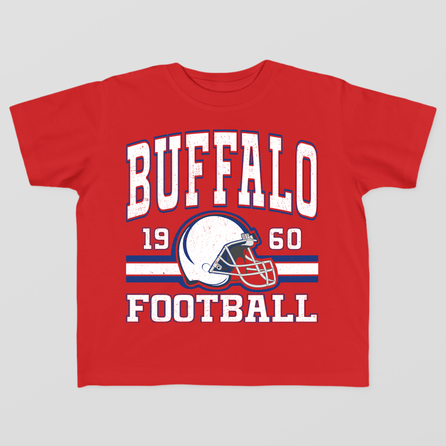 Vintage Style Buffalo Football Toddler T-Shirt