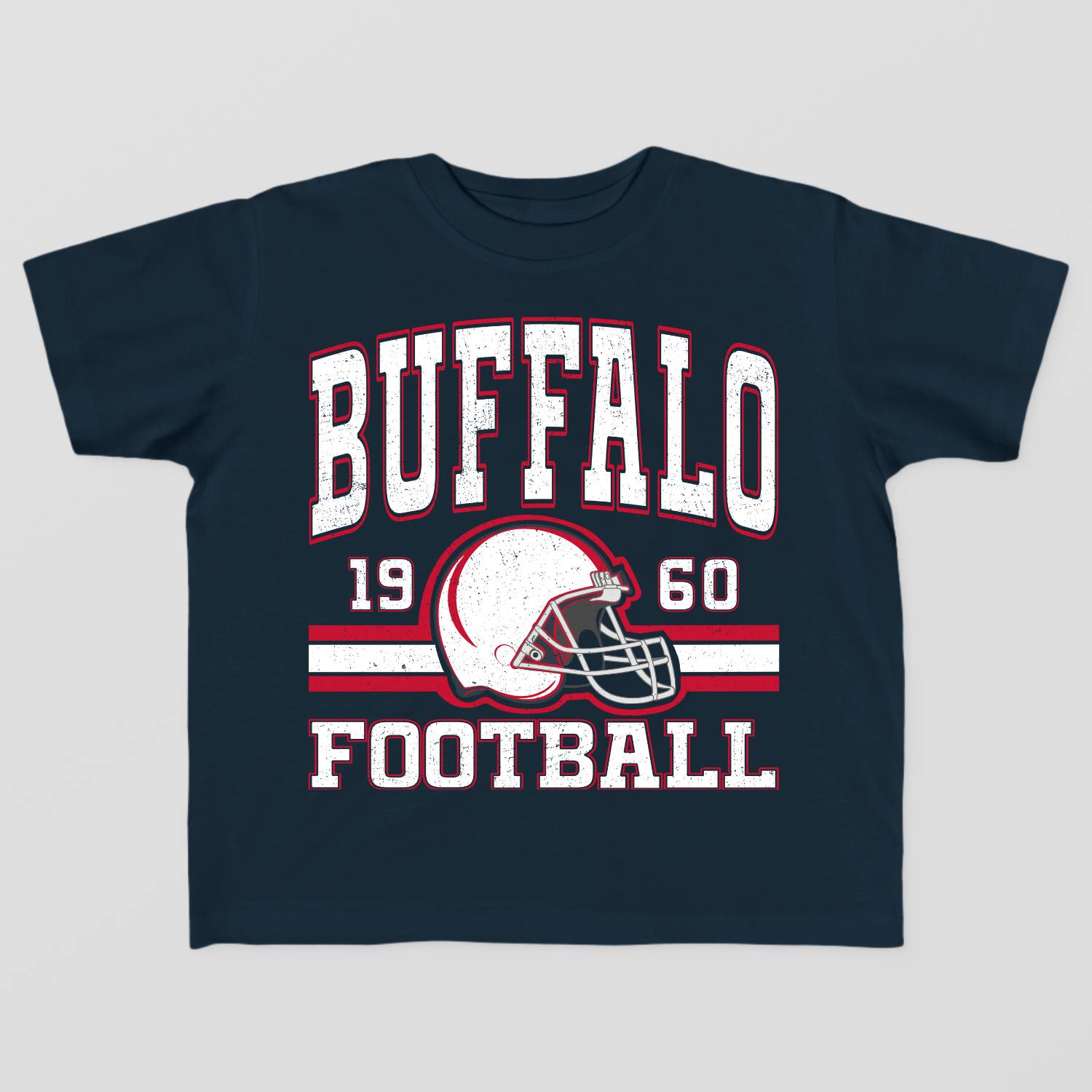 Vintage Style Buffalo Football Toddler T-Shirt