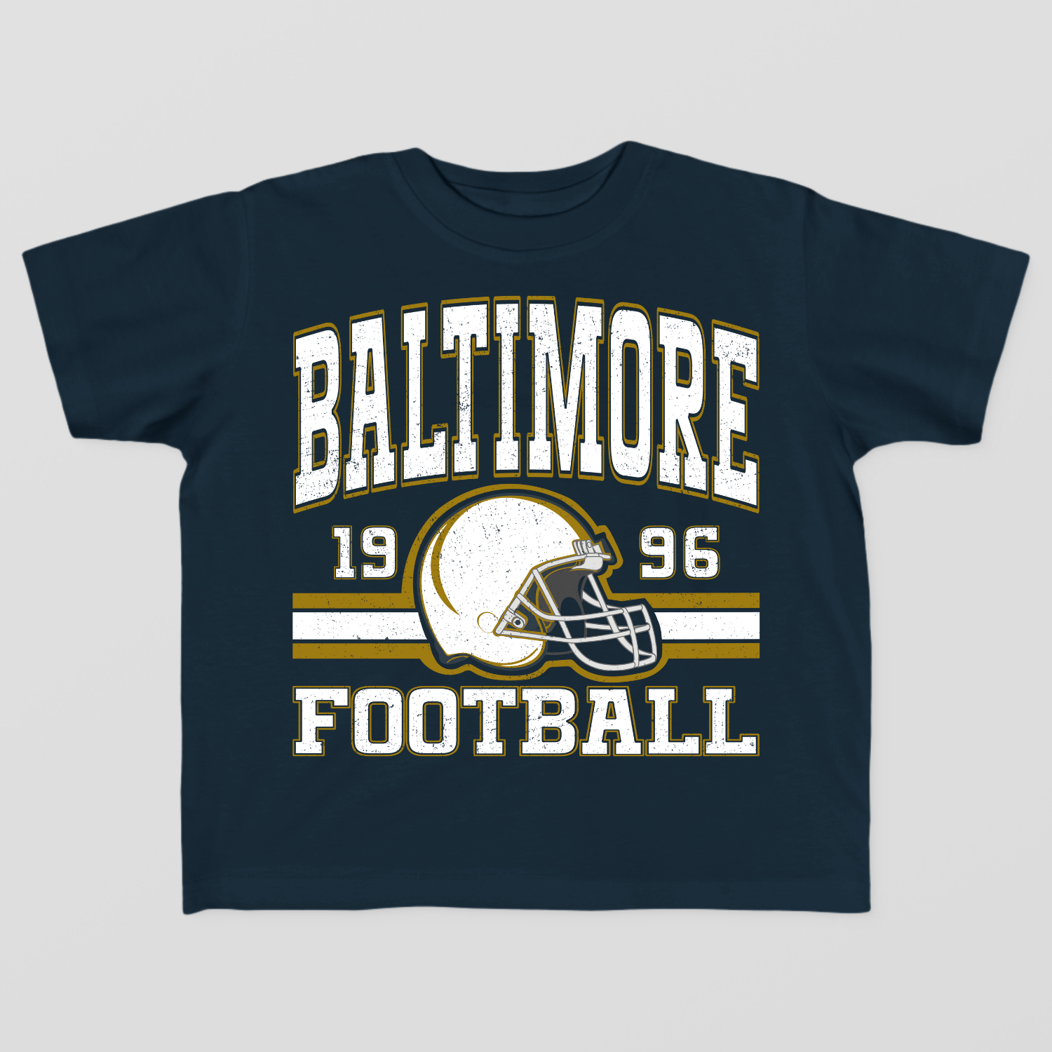Vintage Style Baltimore Football Toddler T-Shirt