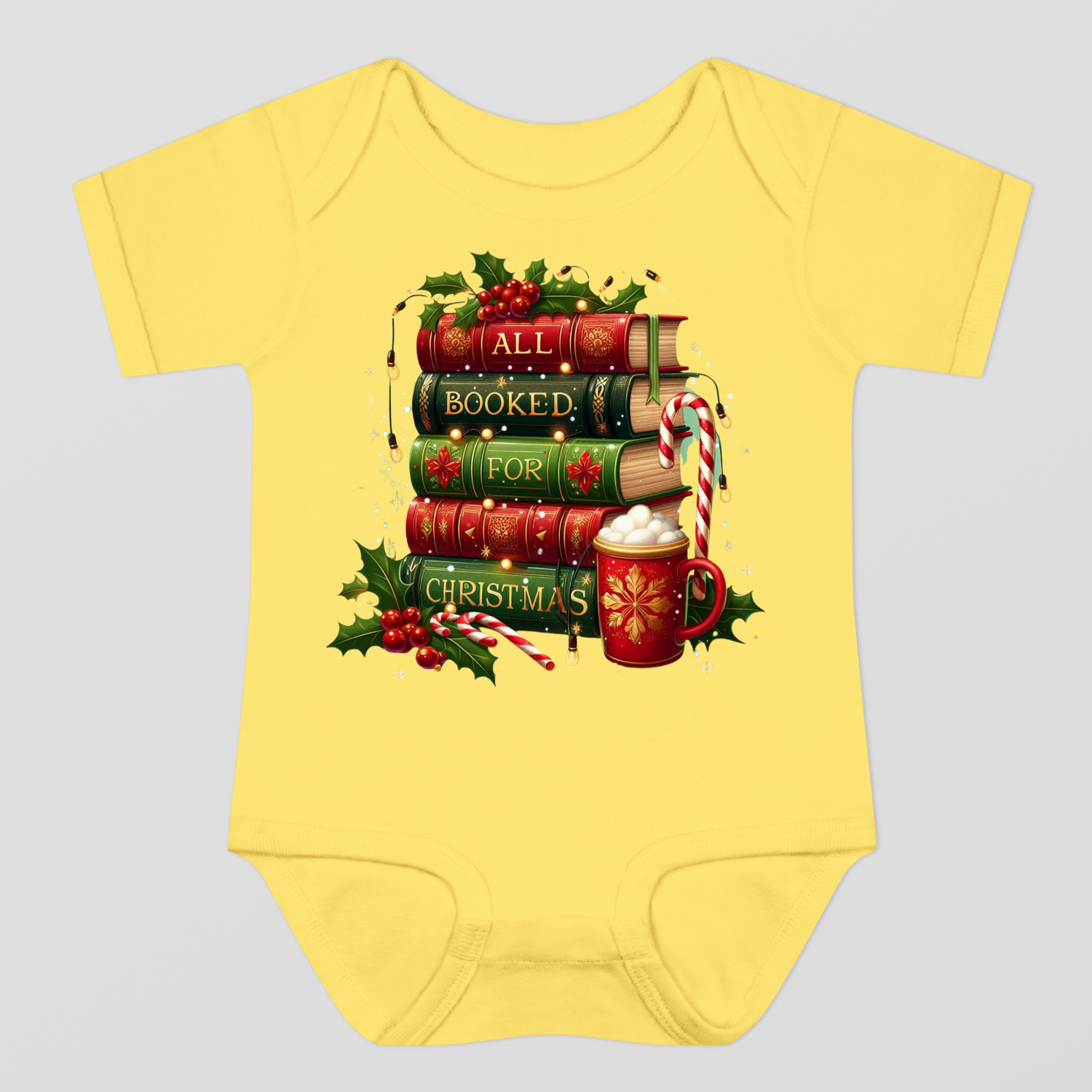 Christmas Books Baby Bodysuit