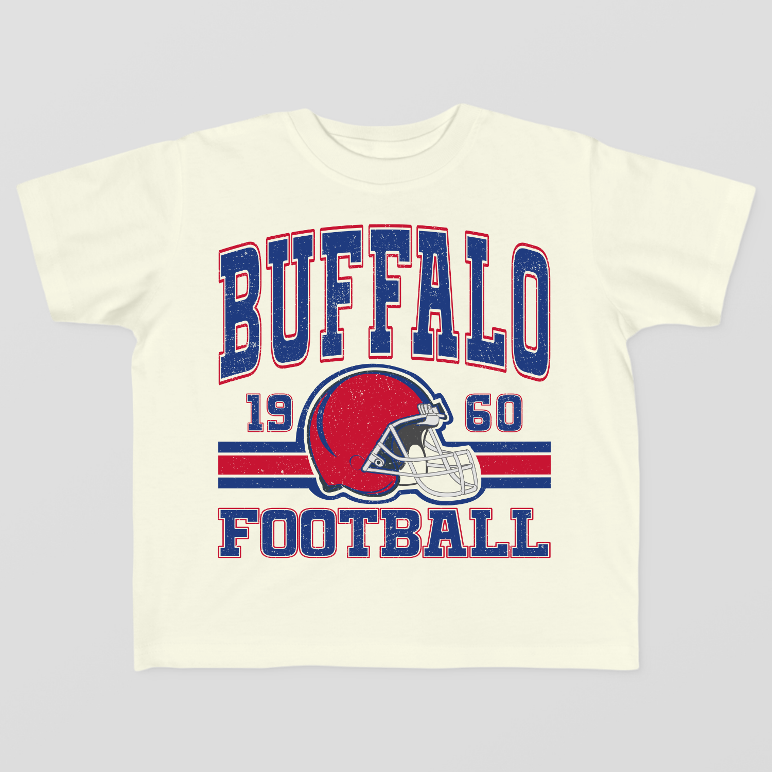 Vintage Style Buffalo Football Toddler T-Shirt