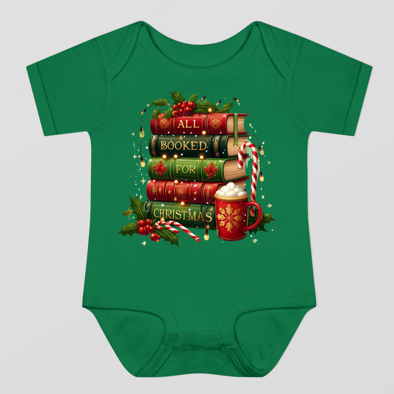Christmas Books Baby Bodysuit