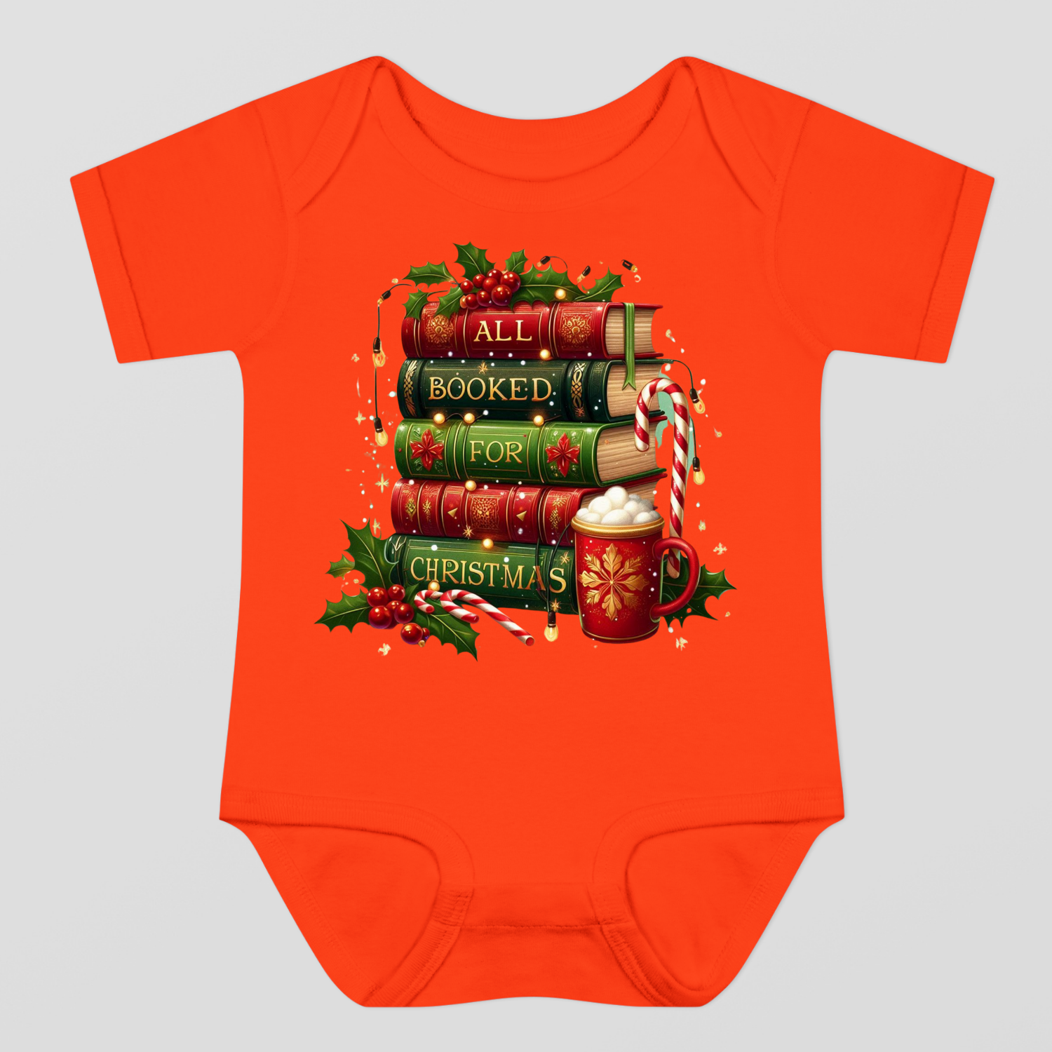 Christmas Books Baby Bodysuit