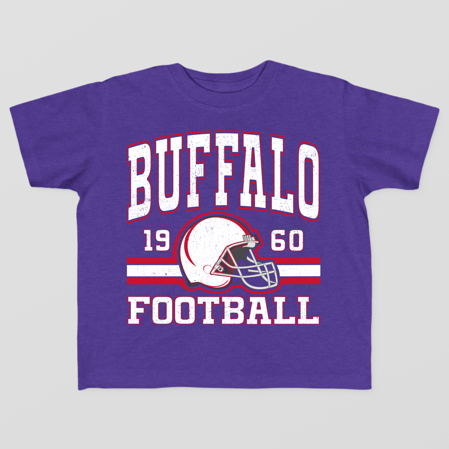 Vintage Style Buffalo Football Toddler T-Shirt