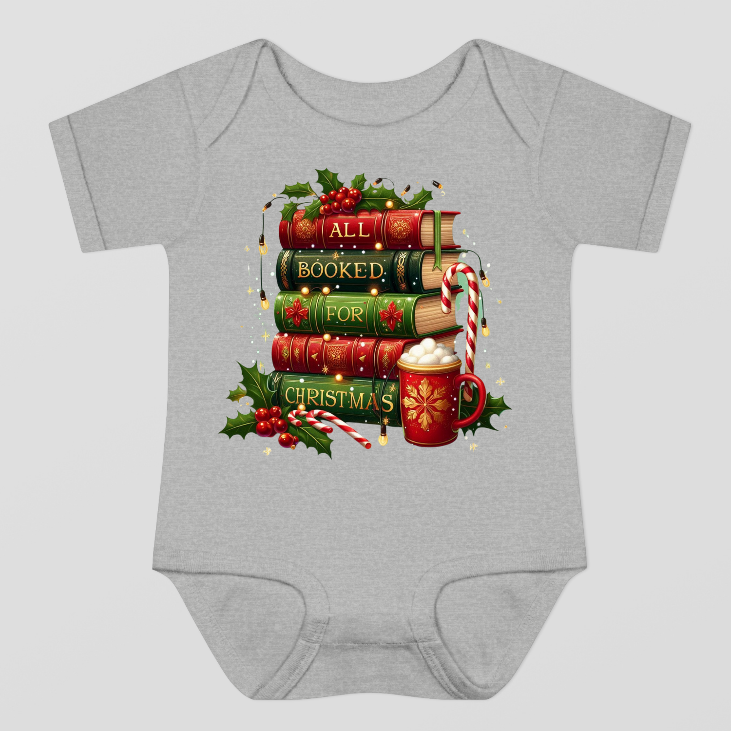 Christmas Books Baby Bodysuit