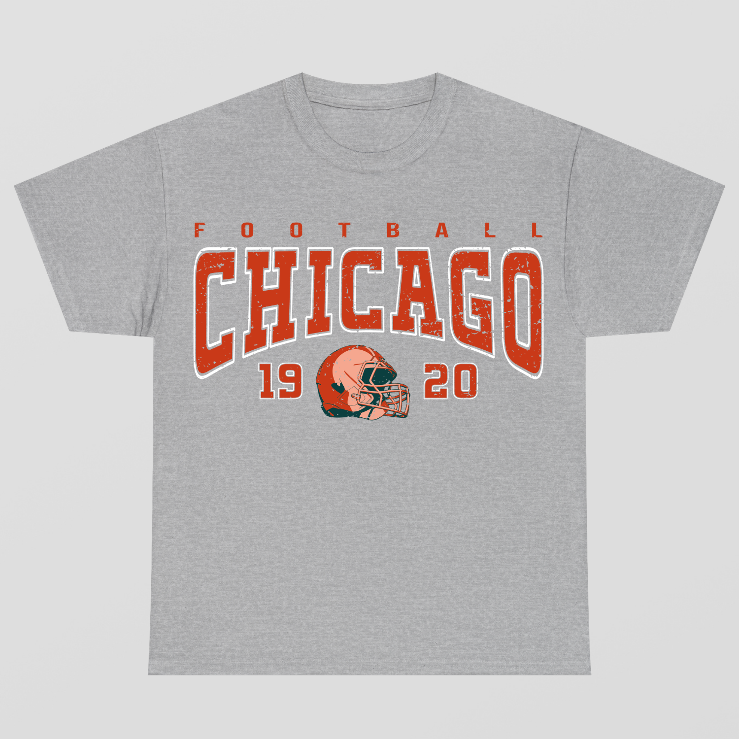 Vintage Style Chicago Football T-Shirt