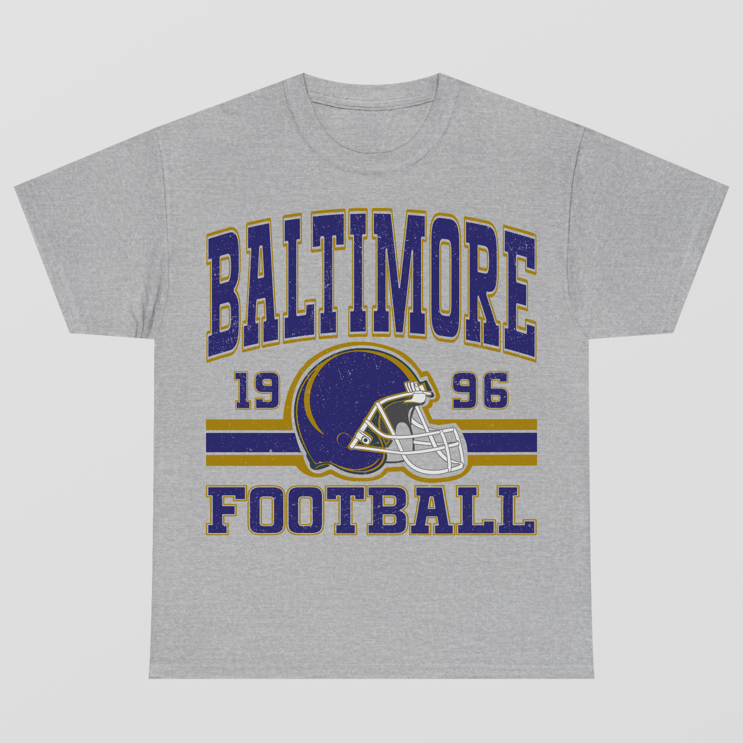 Vintage Style Baltimore Football T-Shirt