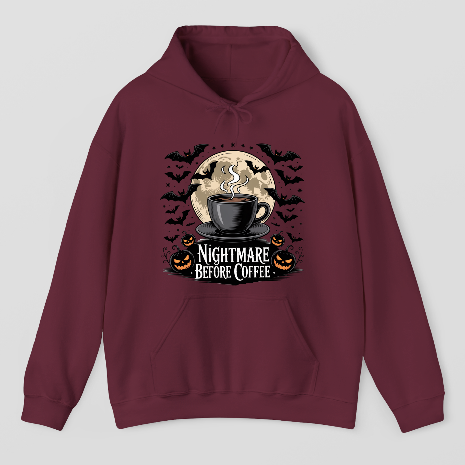 Nightmare Before Coffe Halloween Hoodie
