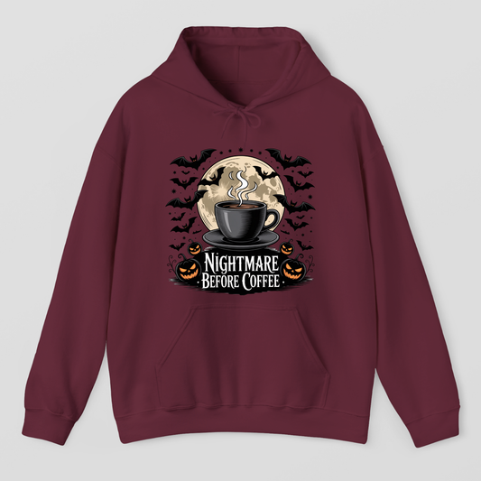 Nightmare Before Coffe Halloween Hoodie