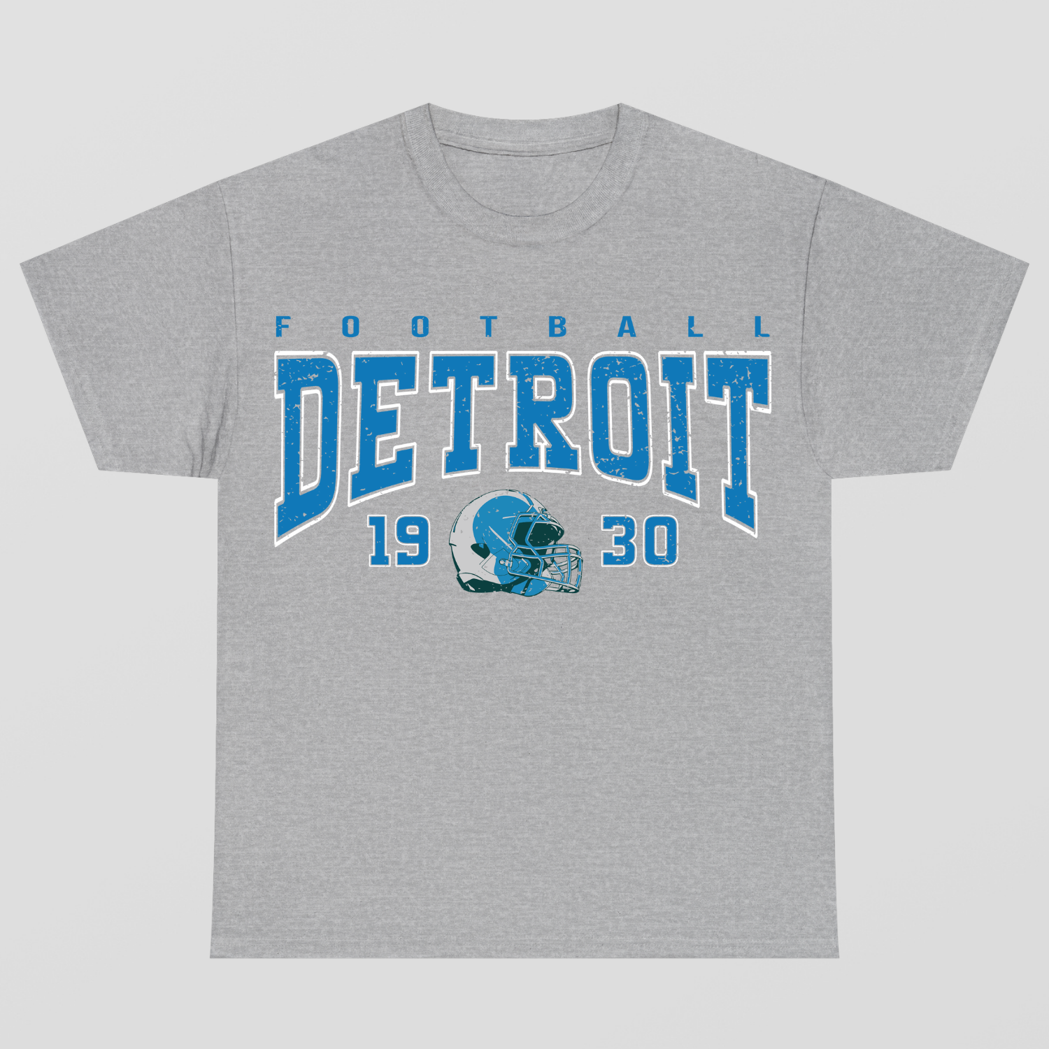 Vintage Style Detroit Football T-Shirt