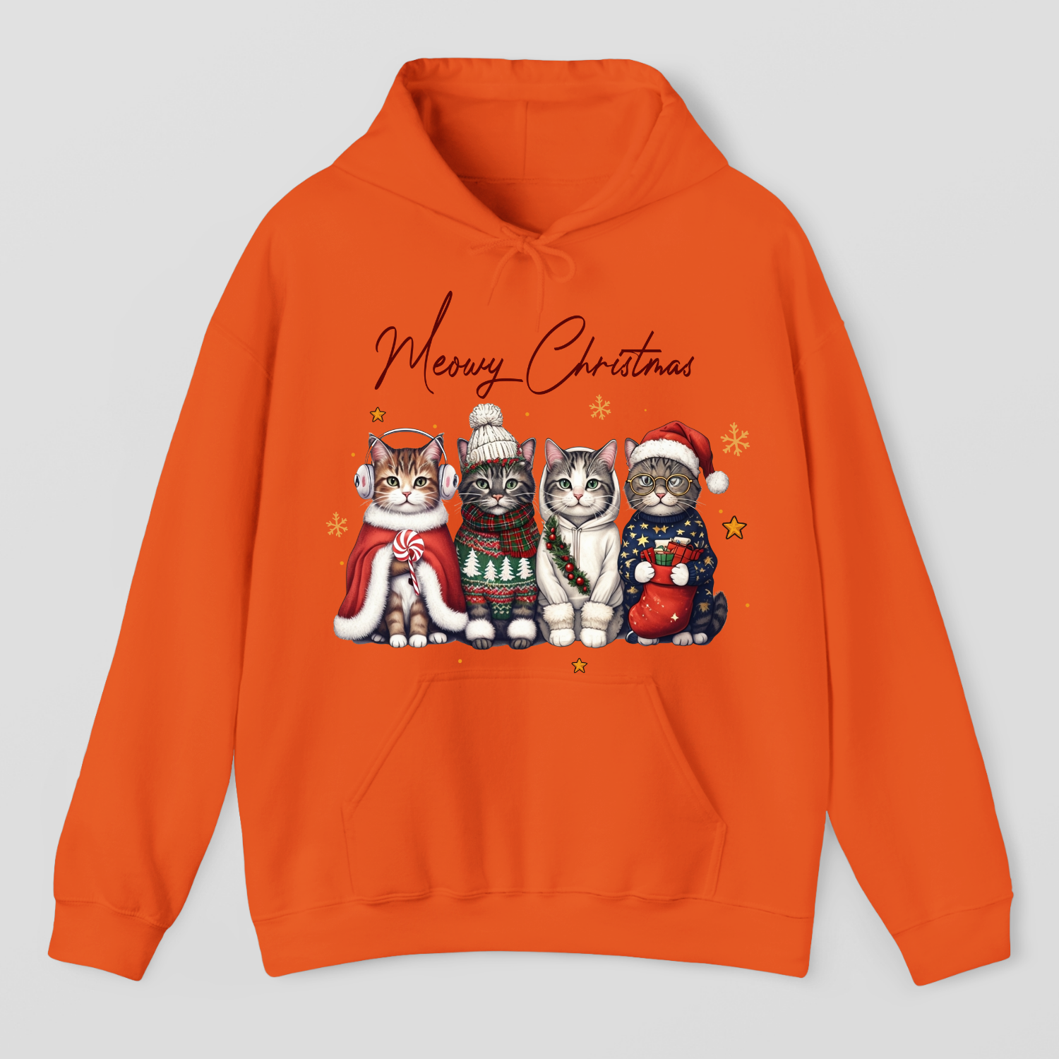 Meowy Christmas Hoodie