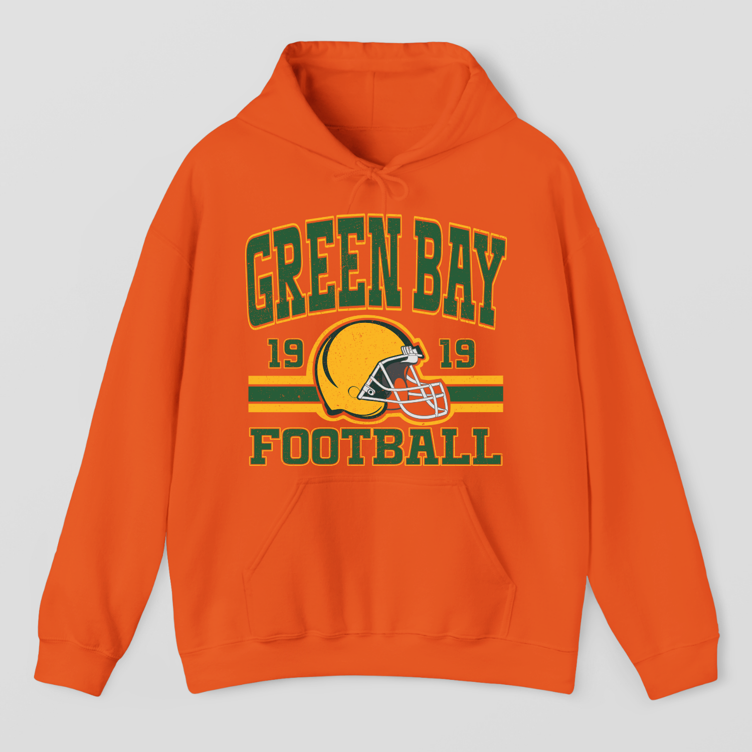Vintage Style Green Bay Football Hoodie