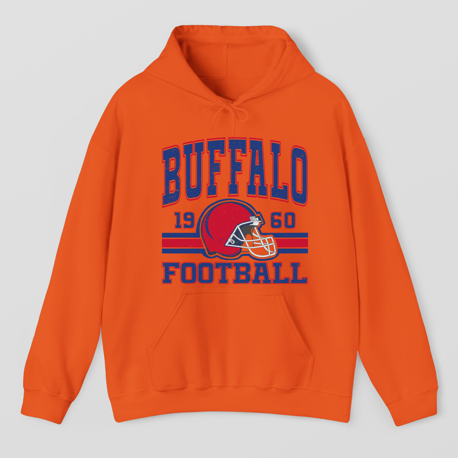 Vintage Style Buffalo Football Hoodie