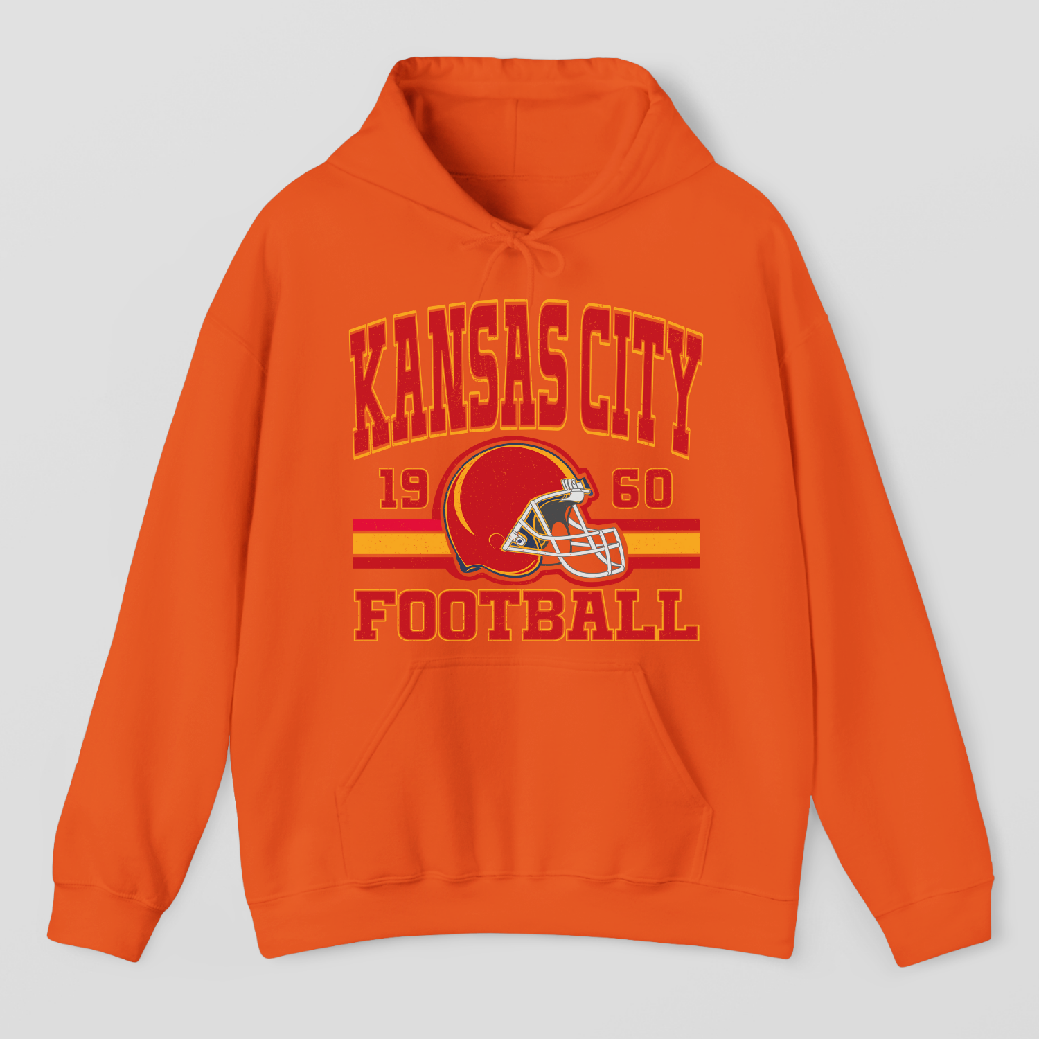 Vintage Style Kansas City Football Hoodie