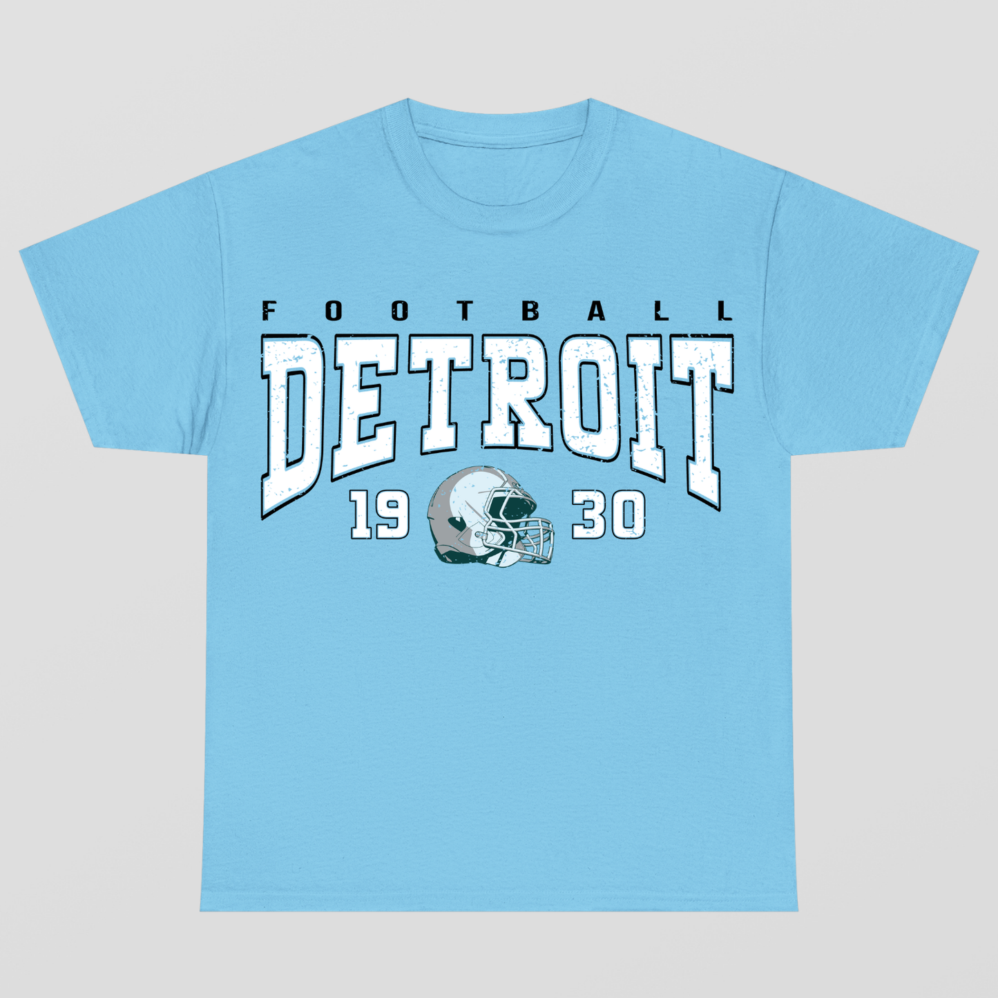 Vintage Style Detroit Football T-Shirt