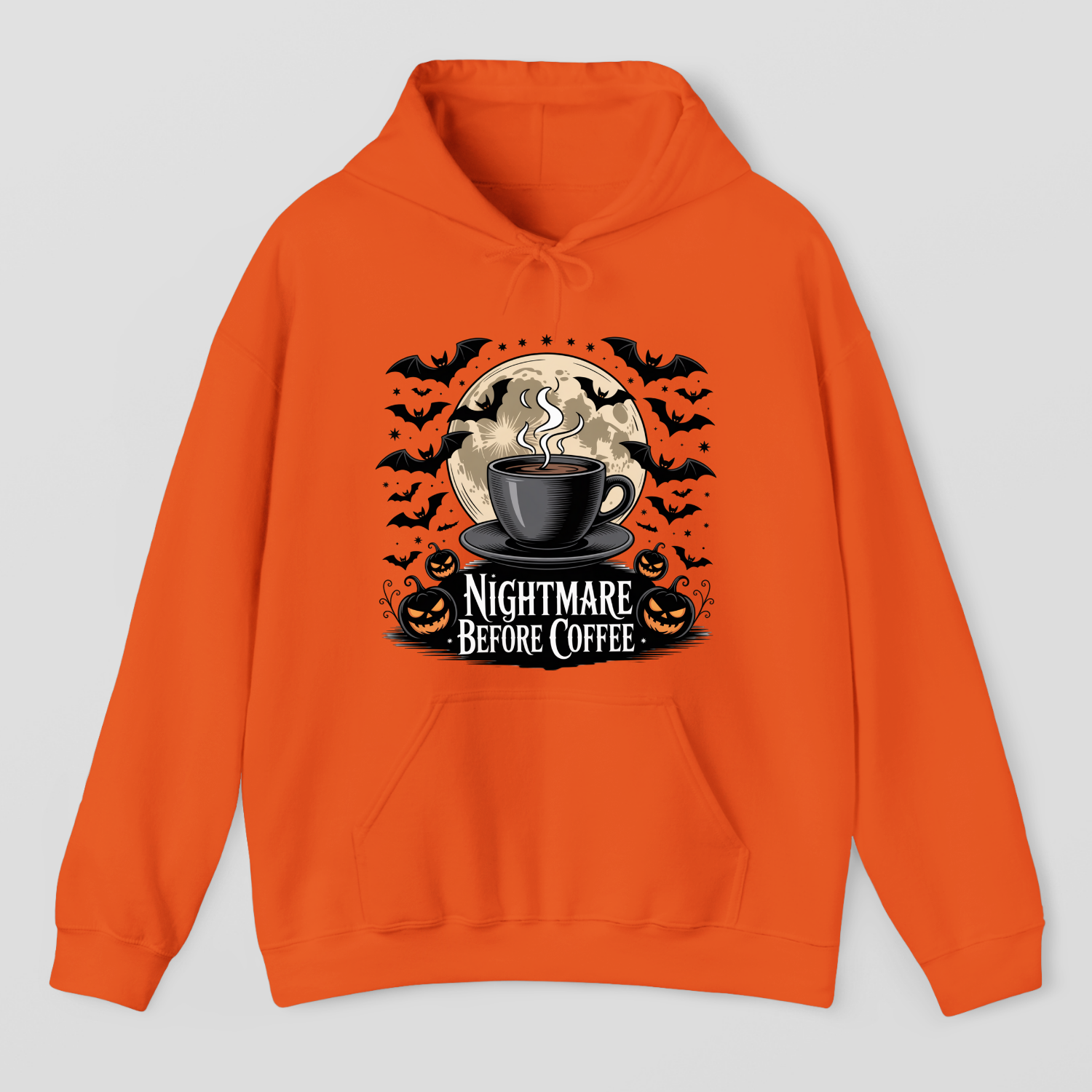 Nightmare Before Coffe Halloween Hoodie