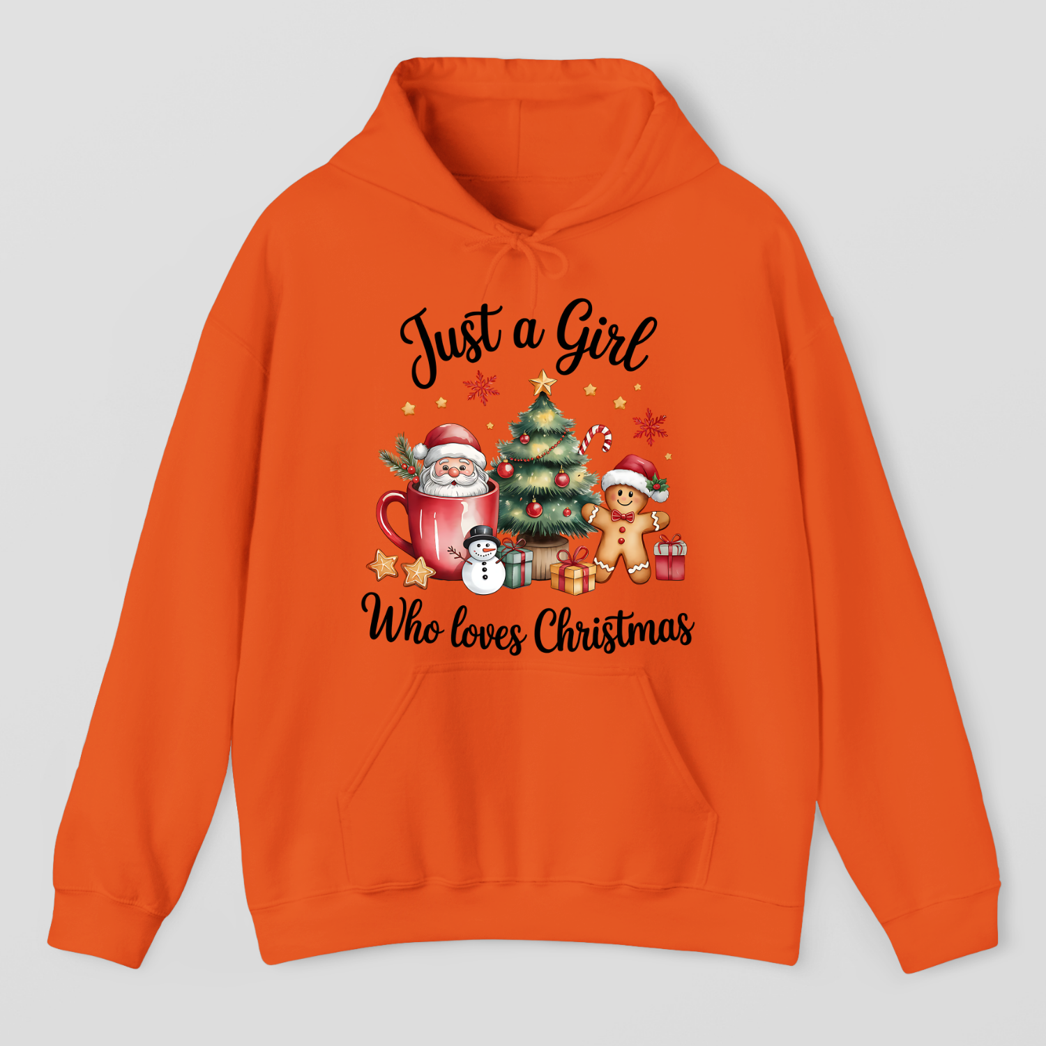 Just A Girl Who Loves Christmas Hoodie