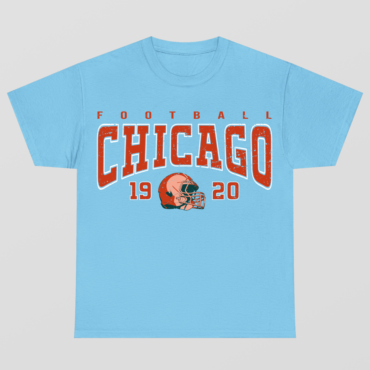 Vintage Style Chicago Football T-Shirt