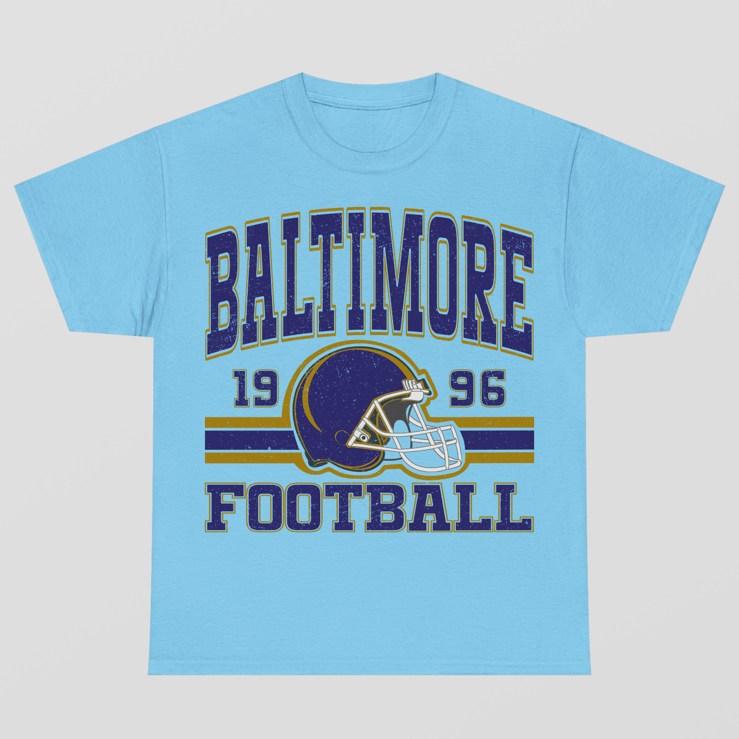 Vintage Style Baltimore Football T-Shirt