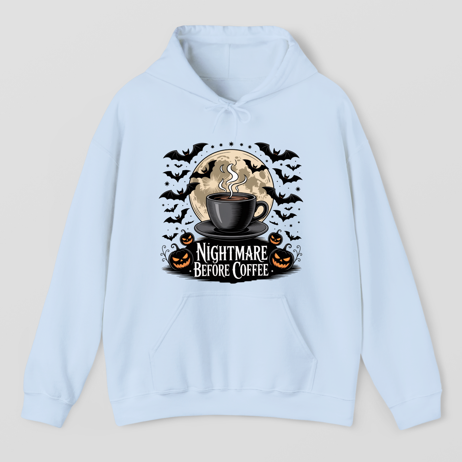 Nightmare Before Coffe Halloween Hoodie