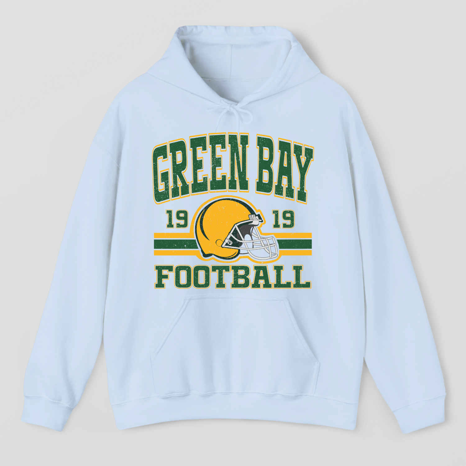 Vintage Style Green Bay Football Hoodie