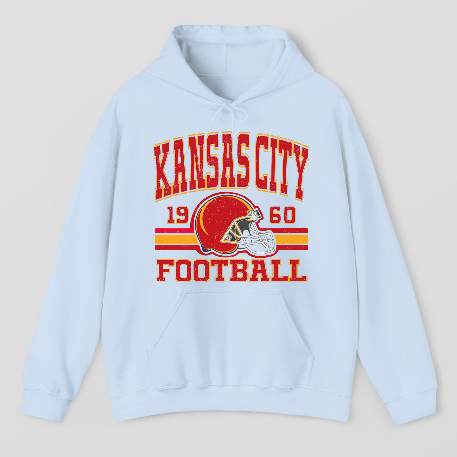Vintage Style Kansas City Football Hoodie