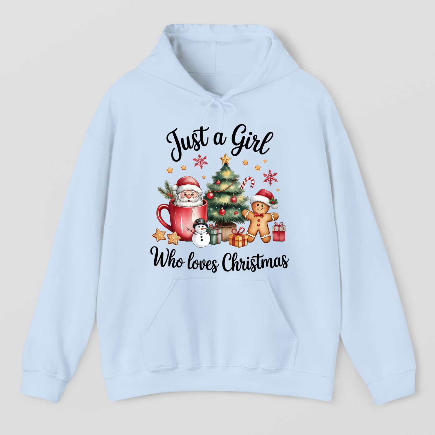Just A Girl Who Loves Christmas Hoodie